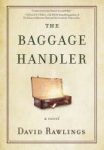 The Baggage Handler by David Rawlings book cover. Open suitcase.
