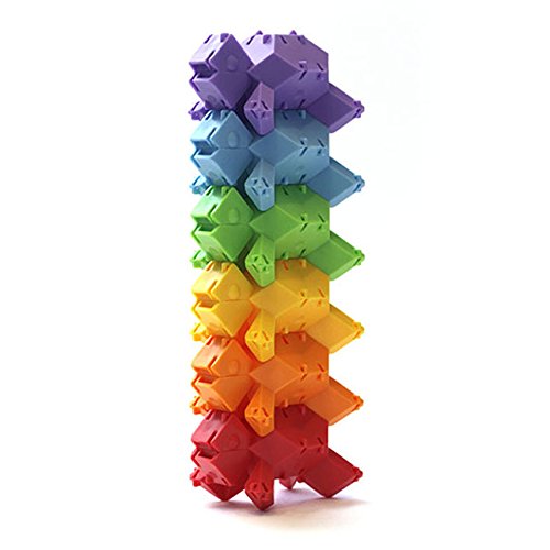Reptangles STEM kit in rainbow colors.