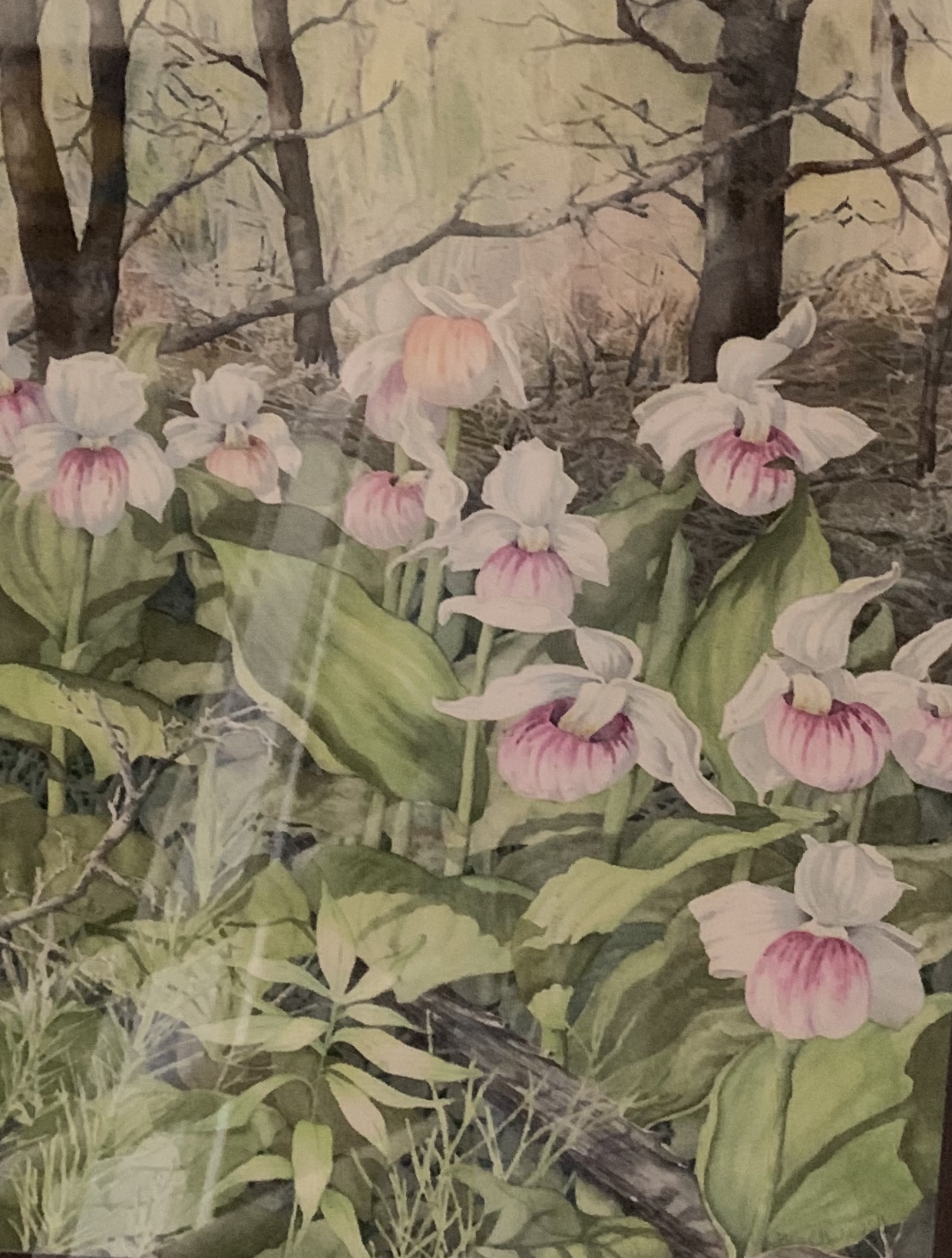 Watercolor painting inspired by nature by Local Michigan artist
