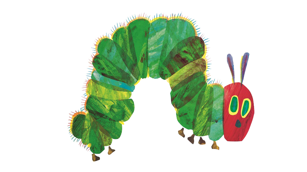 painting of a catepillar