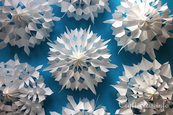 paperbag snowflake