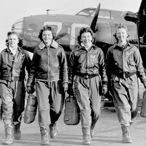 Image of World War II women aviators