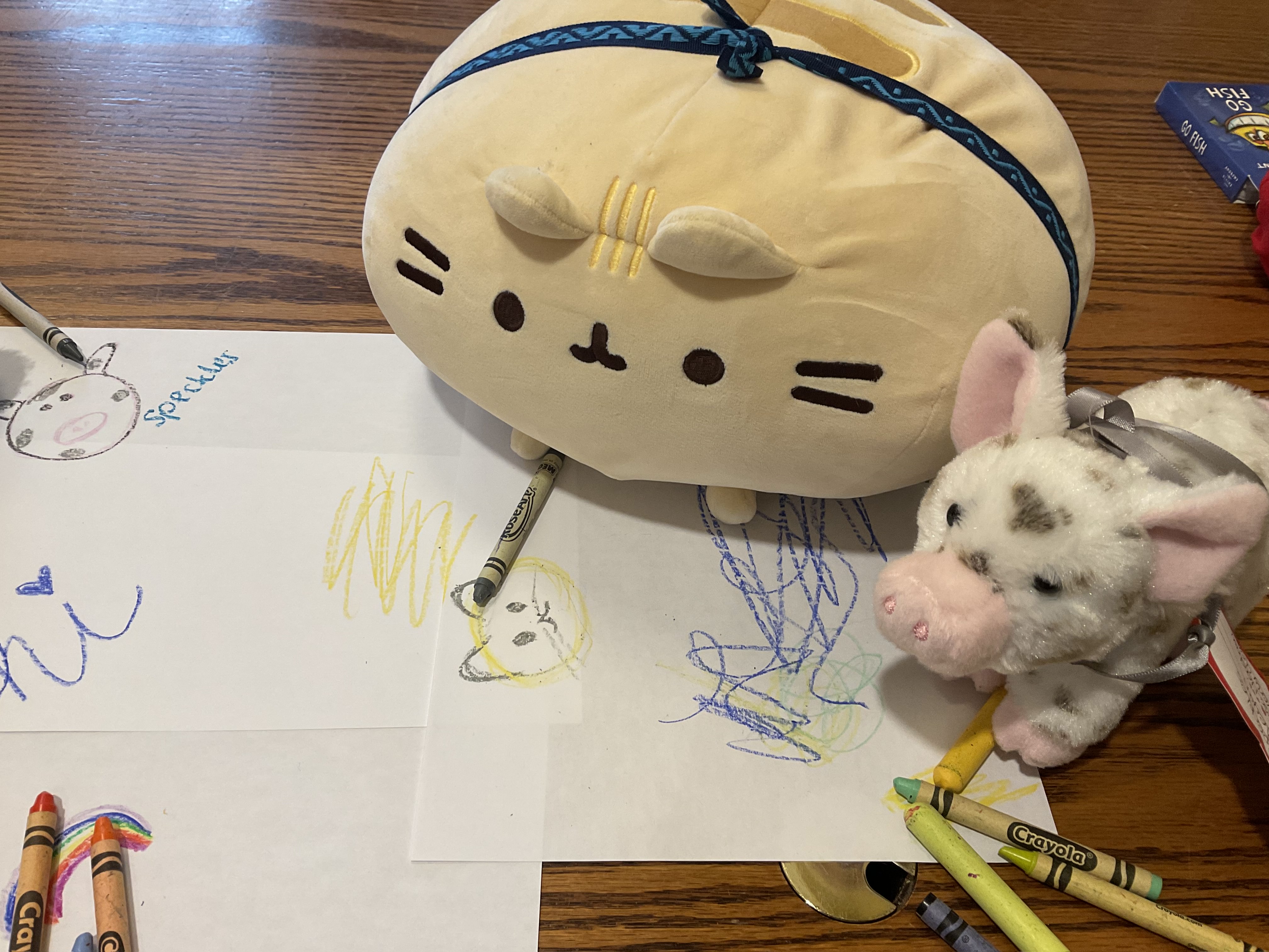 Image of stuffed animal writing a letter