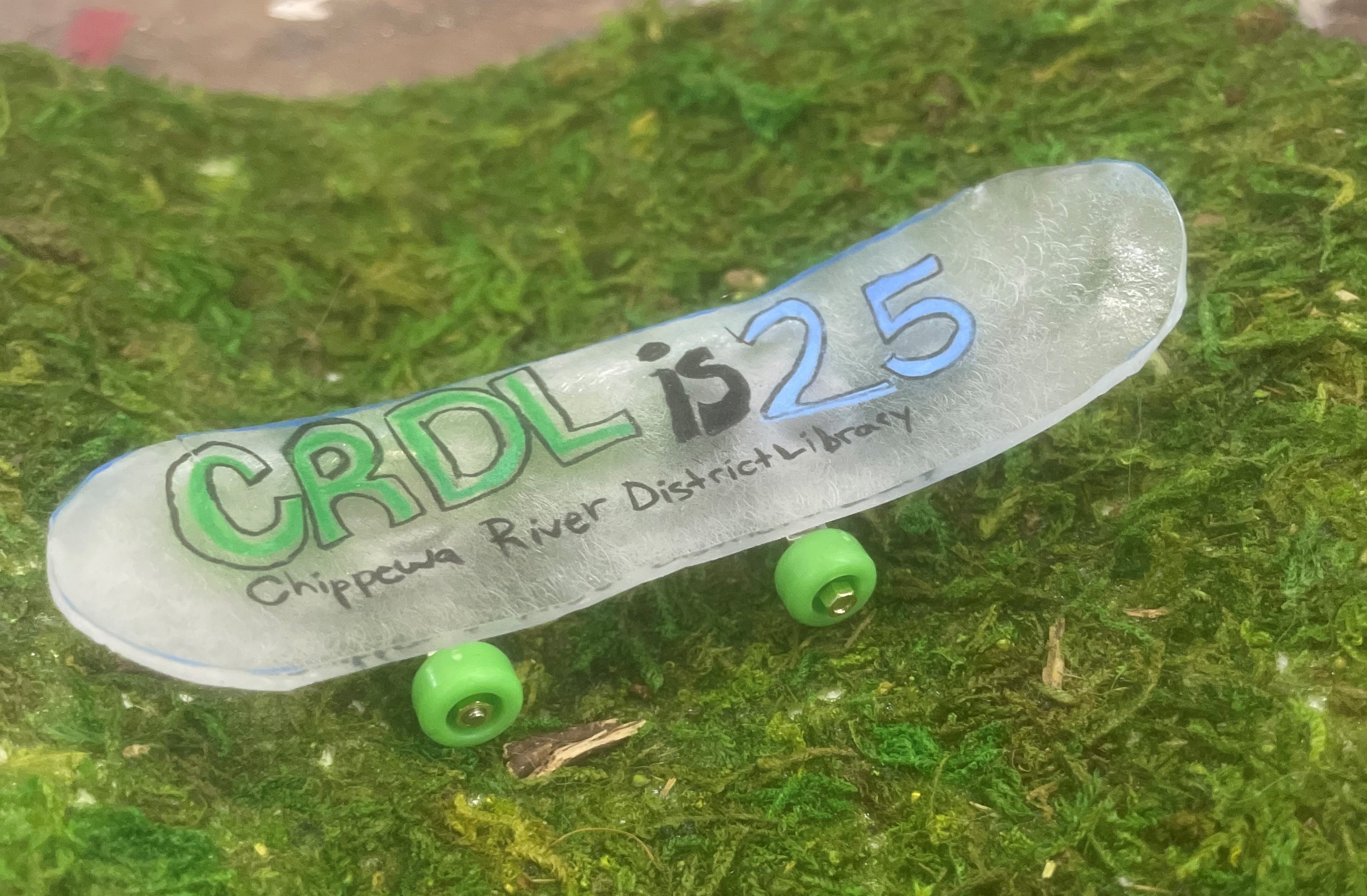 Iamge of MIni skateboard with CRDL is 25 