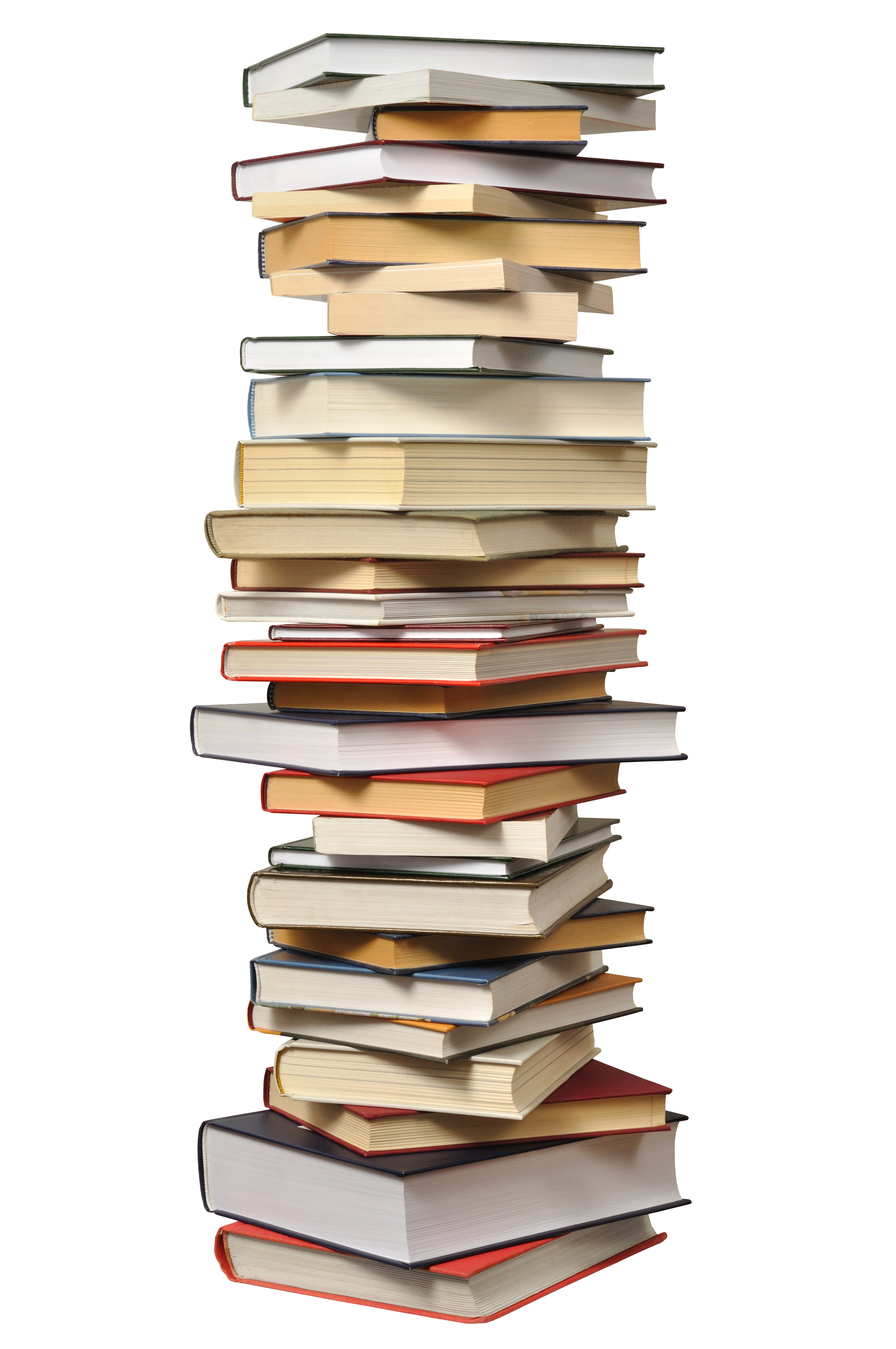 Image of a Tall Stack of Books