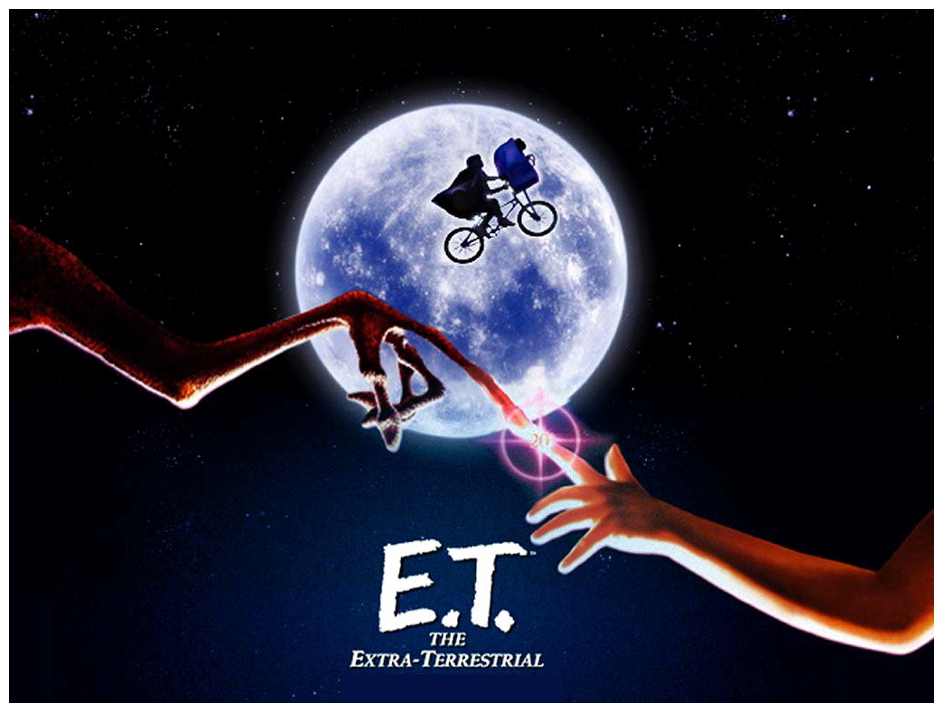 Image of "E.T." movie poster.