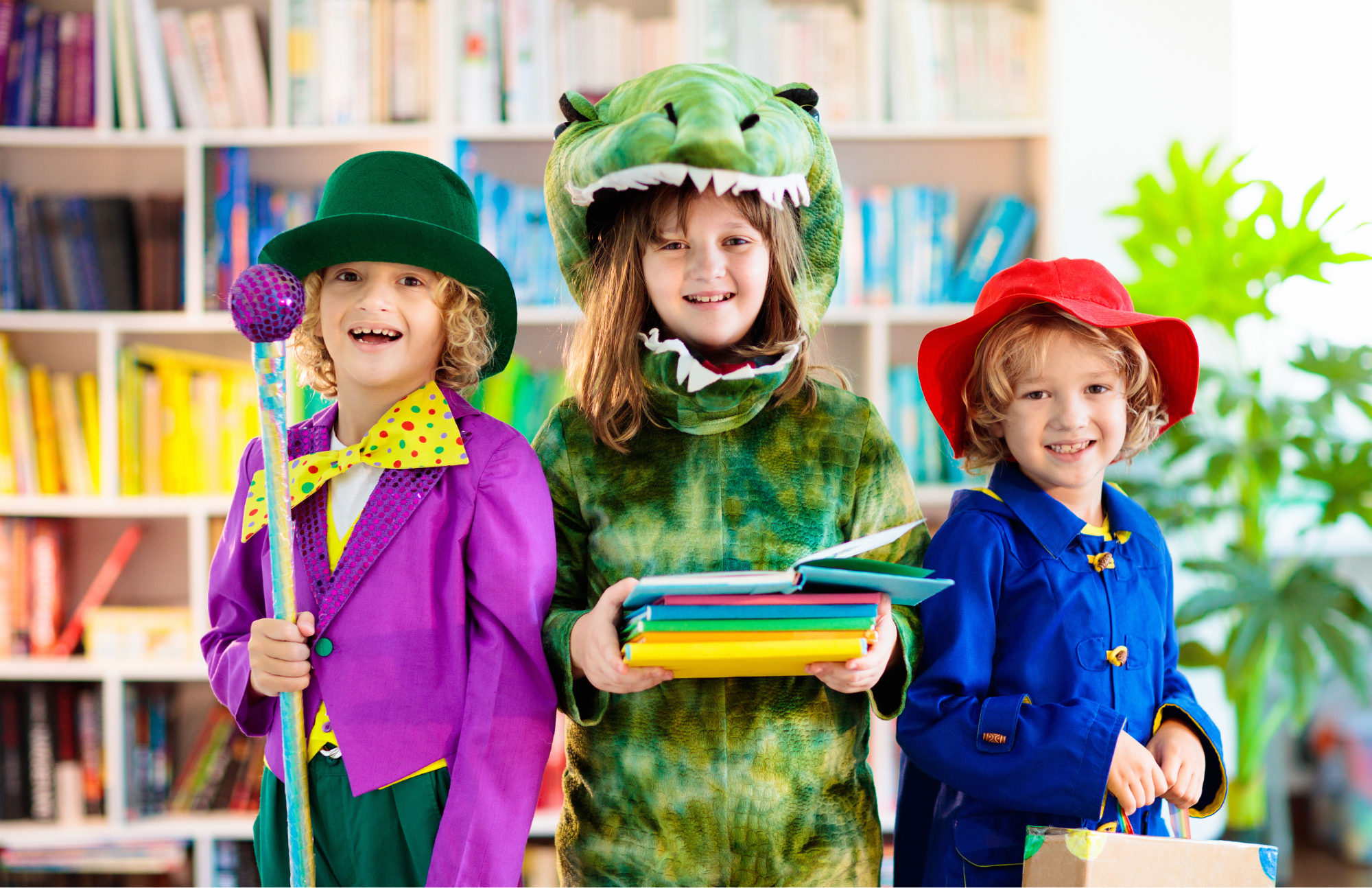 Image of kids dressed in costumes