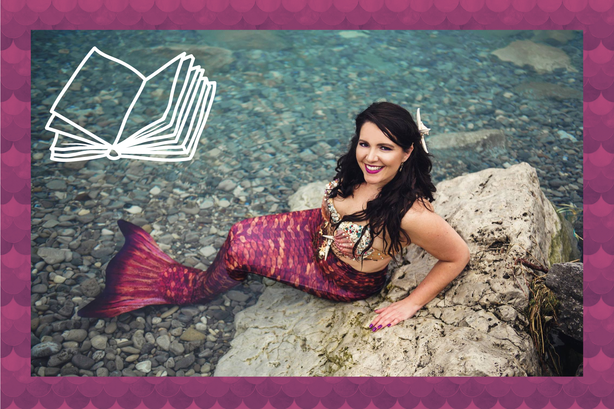 Image of woman in a Mermaid costume.
