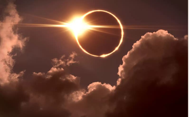 Image of solar eclipse.
