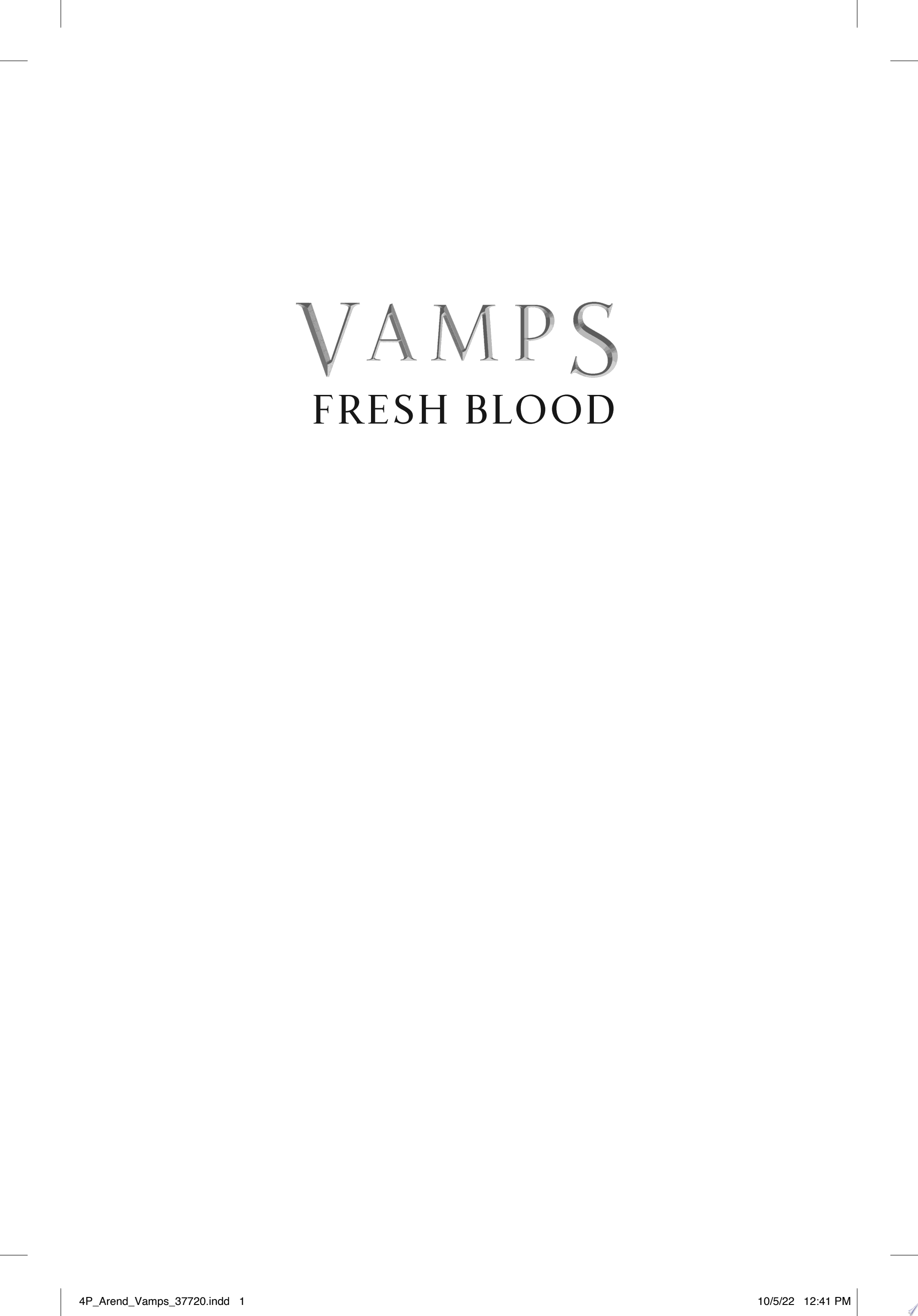 Image for "VAMPS: Fresh Blood"