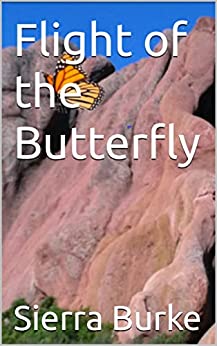 Flight of the butterfly cover, rock face and butterfly