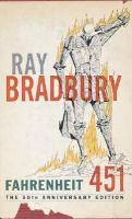Ray Bradbury, Fahrenheit 451 book cover.