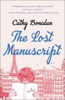 Cathy Bonidan, The Lost Manuscript, woman reading a novel with Paris skyline. 