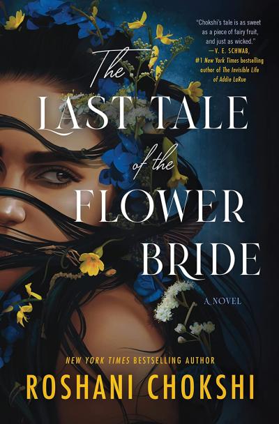 Last tale of the flower bride cover, girl with flowers in her hair