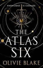 Black cover, The Atlas Six in white text