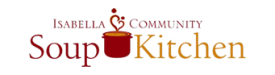 Isabella Community Soup Kitchen logo with soup pot with heart. 