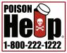 Poison Help hotline, 1-800-222-1222