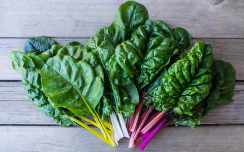 Image of a bunch of Swiss chard.