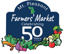Mt. Pleasant Farmers' Market 50th Anniversary Logo